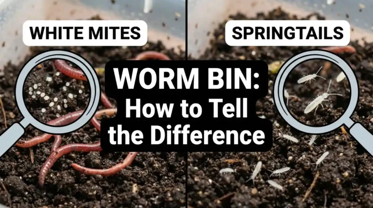 White Mites vs Springtails in a Worm Bin