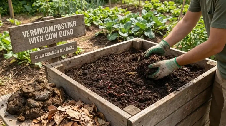 vermicomposting with cow dung