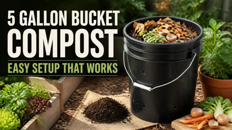 5 gallon bucket compost
